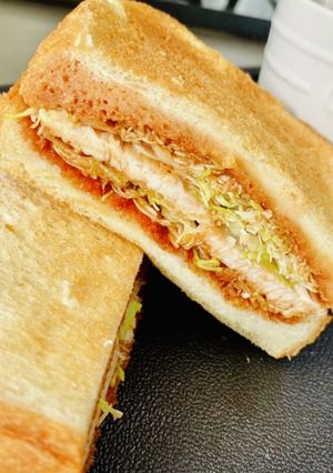 【朝ごはんは｡｡｡チキンサンド】-レシピのメイン写真