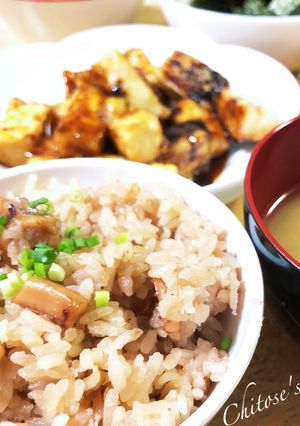 激うま♡するめげそ de 炊き込みご飯-レシピのメイン写真