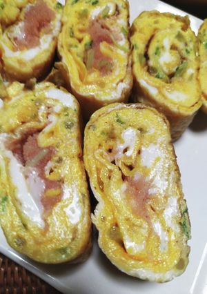 明太子ネギ卵焼き-レシピのメイン写真