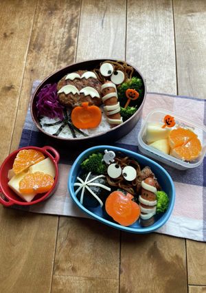 簡単ハロウィーン弁当-レシピのメイン写真