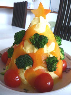 クリスマスツリー☆ポテトサラダ-レシピのメイン写真