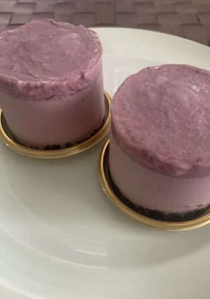 【フルーチェで】ブルーベリームースアイス-レシピのメイン写真