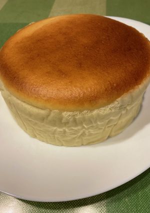 ふわふわ簡単混ぜるだけスフレチーズケーキ-レシピのメイン写真