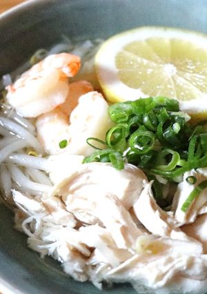 バランス◎！ささみとえびのにゅうめん-レシピのメイン写真