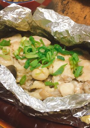簡単!フライパンde鶏肉の塩麹ホイル焼き-レシピのメイン写真