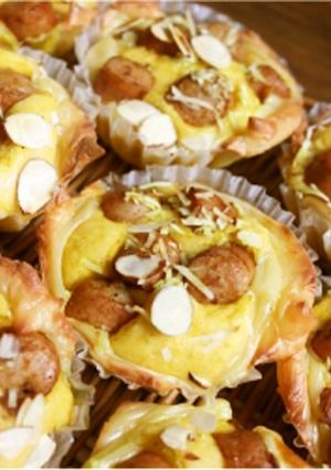 チーズとソーセージのかぼちゃマフィン-レシピのメイン写真