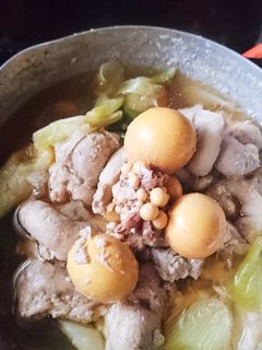 モツと白ネギの煮込み〜-レシピのメイン写真
