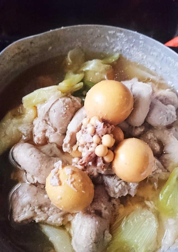 モツと白ネギの煮込み〜-レシピのメイン写真