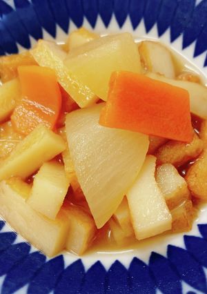 【病院】さつまあげとかぶ煮【給食】-レシピのメイン写真