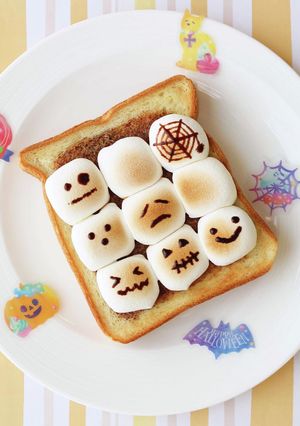ハロウィン＊甘酸っぱいマシュマロトースト-レシピのメイン写真