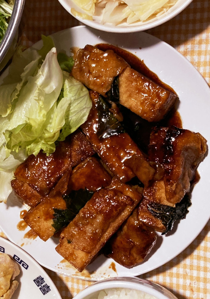 肉巻き厚揚げのてりタル-レシピのメイン写真