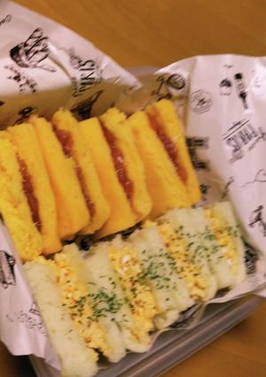 簡単米粉サンドで朝食！！-レシピのメイン写真