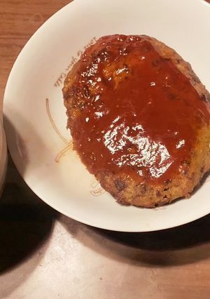 特製ソースの大きなハンバーグ-レシピのメイン写真