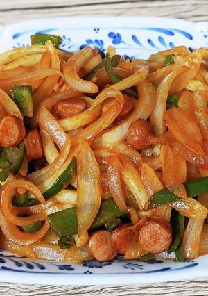 うどんDe濃厚うまうま♡ナポリタン-レシピのメイン写真