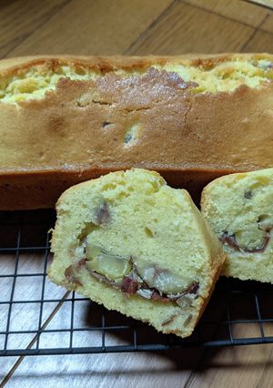 とってもしっとり♡渋皮煮のパウンドケーキ-レシピのメイン写真