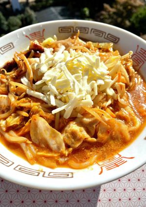 豚キムチチーズ味噌ラーメン-レシピのメイン写真