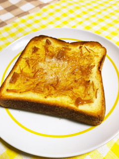 ハニーなめたけトースト♫-レシピのメイン写真