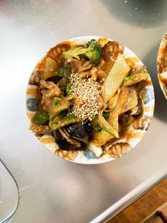 きな粉簡単梅ソース味豚こま大根青椒肉絲風-レシピのメイン写真