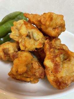 米粉活用 レンコンと豚かき揚げ-レシピのメイン写真