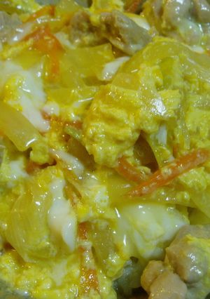 長ネギも入った我が家の親子丼-レシピのメイン写真