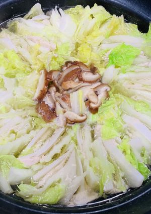 鶏むね肉、白菜、大根のミルフィーユ鍋-レシピのメイン写真