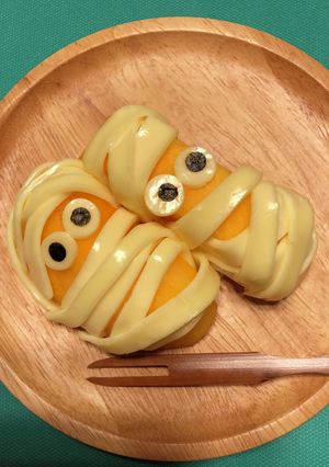 柿のミイラ(ハロウィン)-レシピのメイン写真