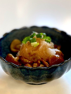 簡単!レンチンなめこのおろしポン酢-レシピのメイン写真