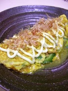 おすすめ簡単◎ゴーヤオムレツお好み焼き風-レシピのメイン写真