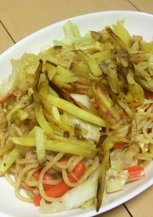 ホクホクカリカリ♡さつま芋入り焼きそば-レシピのメイン写真