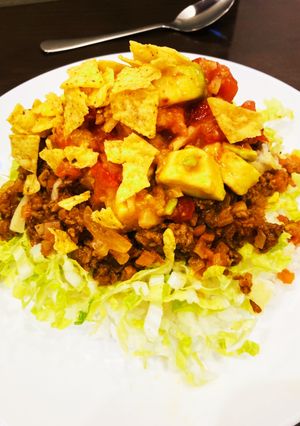 冬野菜たっぷりタコライス-レシピのメイン写真
