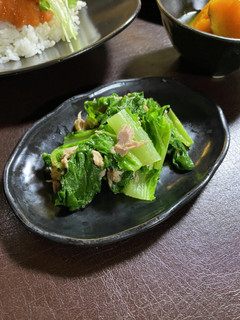 山東菜とツナの白だし和え-レシピのメイン写真