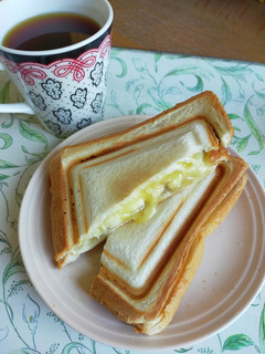 バナナチーズトースト-レシピのメイン写真