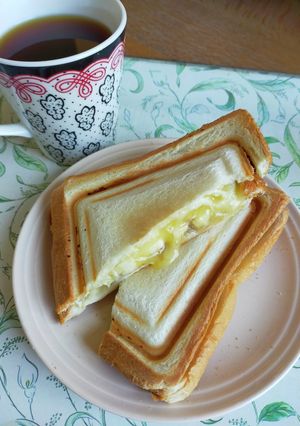 バナナチーズトースト-レシピのメイン写真