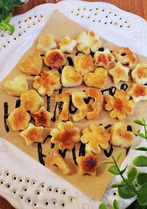 パーティーに♪簡単可愛い一口ラスク♡-レシピのメイン写真