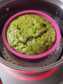 米粉の抹茶蒸しケーキ-レシピのメイン写真