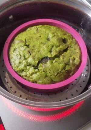 米粉の抹茶蒸しケーキ-レシピのメイン写真