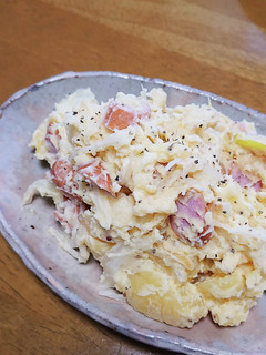 お鍋1つで出来る!ジャーマンポテトサラダ-レシピのメイン写真