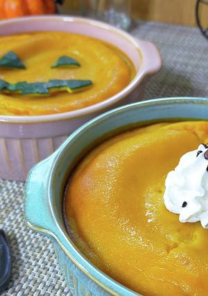 ハロウィンにも♪南瓜と豆乳の低糖質ケーキ-レシピのメイン写真