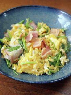 セリと玉子の炒め物-レシピのメイン写真