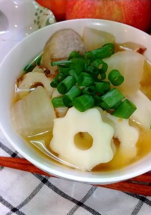 残ったおでんリメイク！具沢山なお味噌汁-レシピのメイン写真
