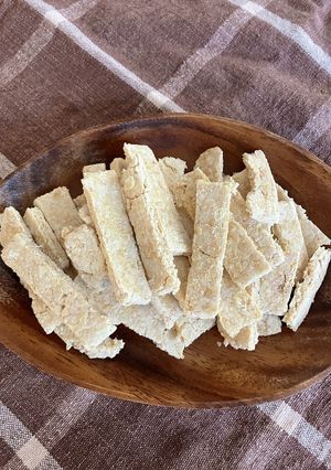 バリバリ！米粉&おから レンチンクッキー-レシピのメイン写真