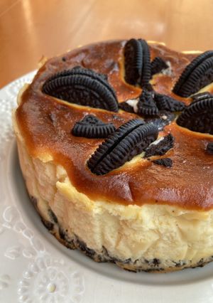 オレオでバスクチーズケーキ！-レシピのメイン写真