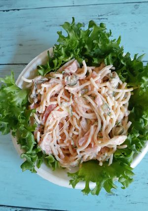 明太サラダスパゲッティ-レシピのメイン写真
