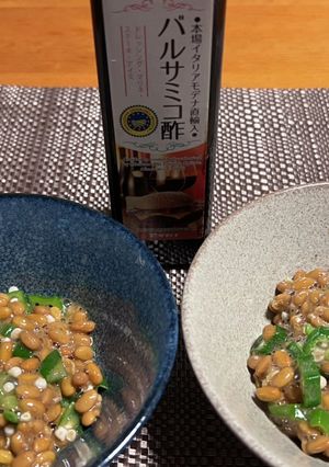 ♡納豆にはバルサミコ酢が一番合う♡-レシピのメイン写真