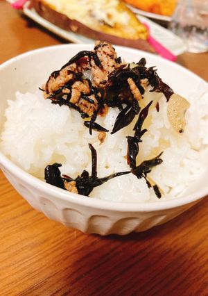 ご飯に♪ひじきと豚ひき肉の炒め物-レシピのメイン写真