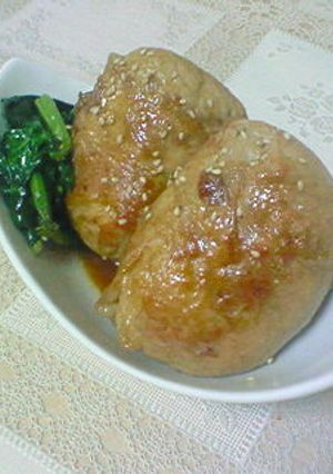 ★甘辛っ★肉巻きおにぎり～チーズ入り～　-レシピのメイン写真
