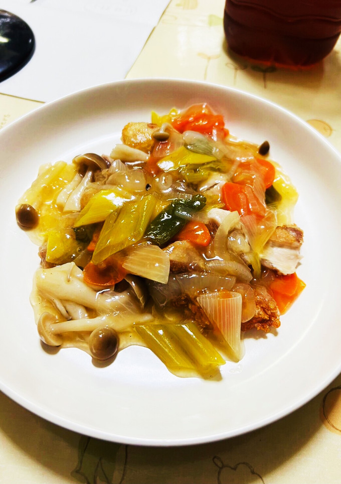 鶏肉の揚げ焼き野菜たっぷり和風あんかけ-レシピのメイン写真