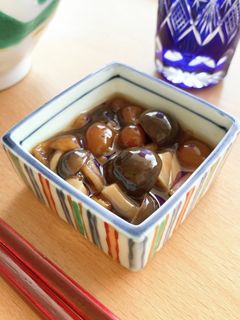 なめことしめじのぱぱっと煮-レシピのメイン写真