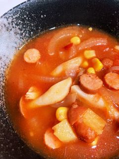 ほっこり温まる簡単トマトスープ♪-レシピのメイン写真