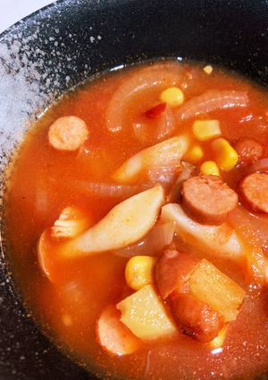 ほっこり温まる簡単トマトスープ♪-レシピのメイン写真
